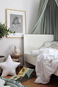 Baldachýn nad manželskú posteľ Soft - Desert green