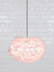 Designové stínítko z peří EOS Ø 45 - růžové