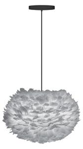 Designové stínítko z peří EOS Ø 45 - šedé