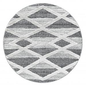 Hans Home | Kusový koberec Pisa 4709 Grey kruh - 120x120 (průměr) kruh