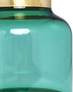 Kare Design Zelená skleněná váza Positano Belly 16 cm