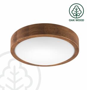 Brilagi - LED Stropní svítidlo CARVALHO SLIM 1xE27/60W/230V dub třešeň pr. 27 cm