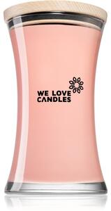 We Love Candles Basic Basket of Tulips vonná svíčka s dřevěným knotem 700 g