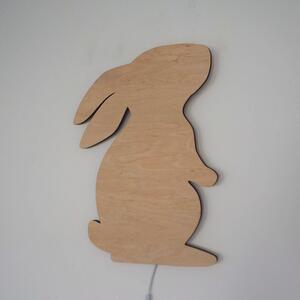 Dřevěná lampa - zajíc