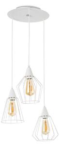 Light for home - Závěsné svítidlo na lankách 40403 "MATRIX", 3x60W, E27, Bílá