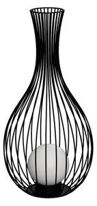 EGLO Fossombrone venkovní stojací lampa, černá