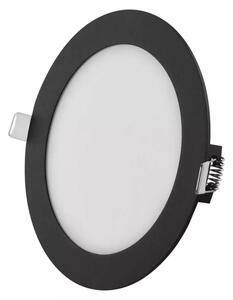 EMOS Černý vestavný LED panel kulatý 170mm 12,5W CCT Premium ZD1333