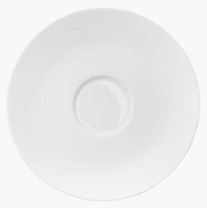 Sada podšálků z kostního porcelánu Cross White, 6 dílů
