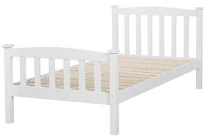 Dřevěná postel 90 x 200 cm bílá GIVERNY