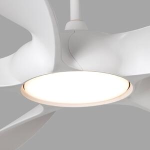 Stropní ventilátor Cocos L s LED světlem, DC, bílá