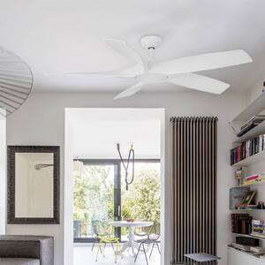 Stropní ventilátor Cocos L s LED světlem, DC, bílá