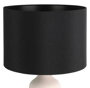 EGLO Vinoza stolní lampa, bílá, stínidlo černá