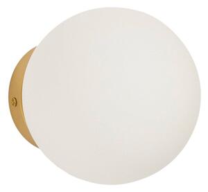 Bílé/ve zlaté barvě nástěnné svítidlo ø 15 cm Brisia – Kave Home