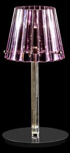 Svítidlo Moderní stolní lampa HOOPS CRYSTAL 02-TL-NI-HORO