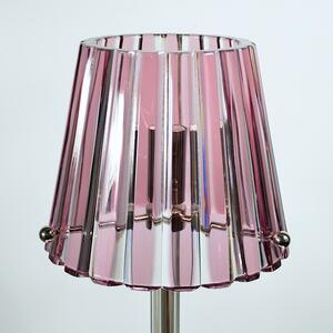 Svítidlo Moderní stolní lampa HOOPS CRYSTAL 02-TL-NI-HORO