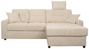 ROHOVÁ SEDAČKA, textil, krémová Carryhome - Sedací soupravy, Online Only