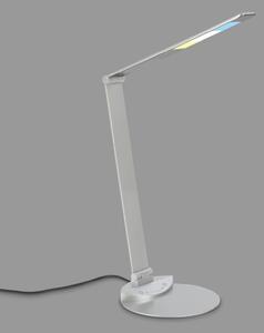 LED stolní lampa Haiti touchdim CCT stříbrná