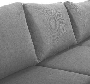JÍDELNÍ TERASOVÁ SOUPRAVA, 5dílné, kov, plast, textil Amatio