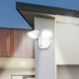 LED senzorové venkovní nástěnné bodové svítidlo Bilbao 2 světla bílá