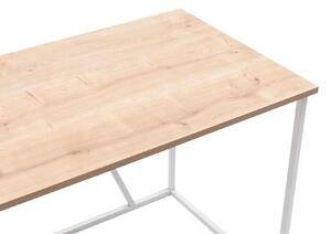Psací stůl Nidupe 6 (dub safírový + bílá). 1095013