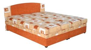BLANAŘ Čalouněná postel Marianna 180x200 oranžová