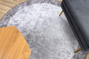 Makro Abra Kulatý koberec pratelný MIRO 51648.803 Mramor protiskluzový tmavě šedý Rozměr: průměr 100 cm