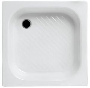 Sprchová vanička čtvercová Jika 80x80 cm smaltovaná ocel H2140800000111 antislip