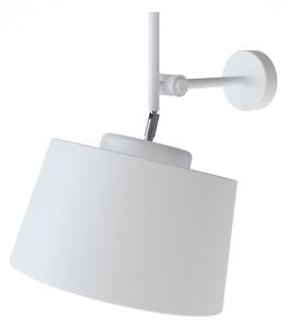Light for home - Designové nástěnné světlo s bílým stínidlem 60401 "Lefor", 1x60W, E27, Bílá