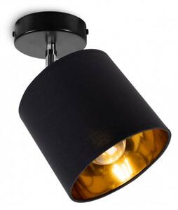 Light for home - Moderní nástěnné světlo GAMA 2125KP/CZ, 1x40W, E14, Černá