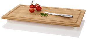 ERNESTO® Kuchyňské bambusové prkénko (kuchyňské prkénko s drážkou) (100371487002)