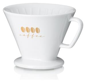 KELA Kávový filtr porcelánový Excelsa L bílá KL-12492