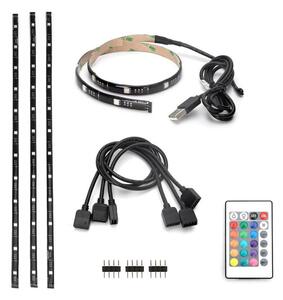 Aigostar - SADA 4x LED RGB Stmívatelný pásek 0,5m LED/2,5W/5V IP65 +DO