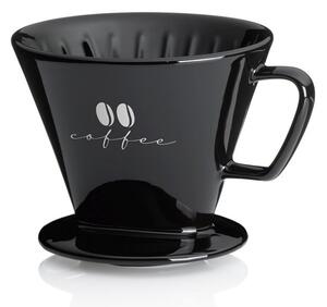 KELA Kávový filtr porcelánový Excelsa S černá KL-12491