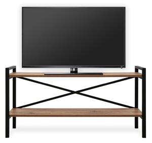 TV stolek Nevipe 4 (borovice atlantická + černá). 1095077