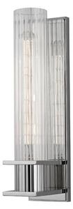 HUDSON VALLEY nástěnné svítidlo SPERRY ocel/sklo nikl/čirá E27 1x75W 1001-PN-CE