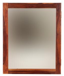 Skříňka do koupelny se zrcadlem Nela 65x80x15 z indického masivu palisandr