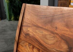 MONTREAL Jídelní židle dřevěná - plné operadlo, hnědá, palisandr