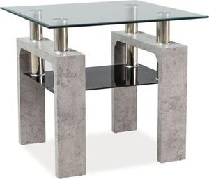 Casarredo Konferenční stolek LISA D, beton/sklo