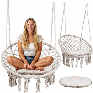 Závěsné křeslo Sofotel Boho zahradní houpačka s polštářem