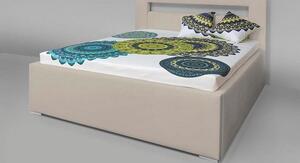 Dřevona - Elitte Čalouněná postel AVA LERYN 180x200, s úložným prostorem, MADRYT 926