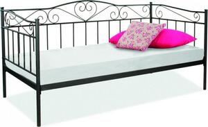 Casarredo - Komfort nábytek Kovová postel BIRMA 90x200, černá