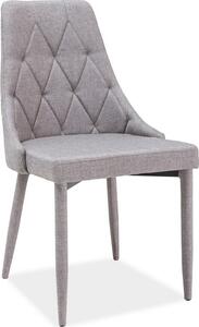 Casarredo Designová jídelní židle TRIX šedá