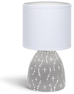 Aigostar - Stolní lampa 1xE14/40W/230V šedá/bílá AI0168