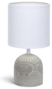 Aigostar - Stolní lampa 1xE14/40W/230V béžová/bílá AI0167