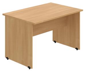 Jednací stůl GJ 1200 – rovný, 120 cm, Ořech Šedá