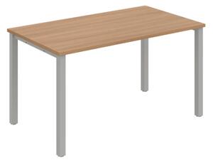 Jednací stůl UJ 1400 – rovný, 140 cm, Višeň Šedá