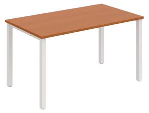Jednací stůl UJ 1400 – rovný, 140 cm, Třešeň Bílá