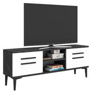 TV stolek/skříňka Vapove (černá + bílá). 1095180