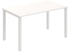 Jednací stůl UJ 1400 – rovný, 140 cm, Bílá Bílá