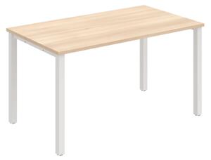 Jednací stůl UJ 1400 – rovný, 140 cm, Akát Bílá